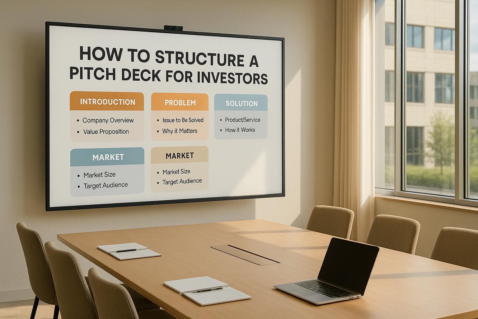 How to Structure a Pitch Deck for Investors